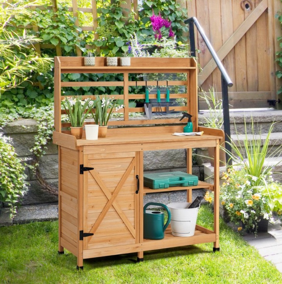 Storage for my planting supplies is always a struggle, but this garden workstation table is a game changer. 



#LTKSeasonal #LTKhome #LTKsalealert