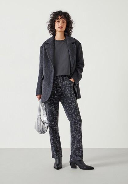 Alex Slim Straight Leg Jeans with Rhinestones | Hush UK