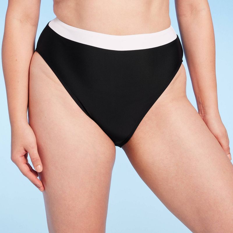 Women's High Waist Cheeky Wide Band Bikini Bottom - Shade & Shore™ | Target