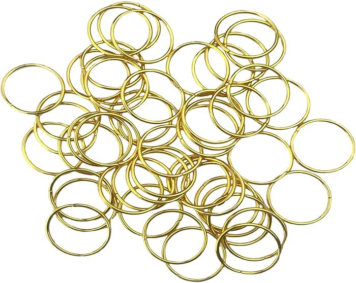 SEVENHEAD 50 Pcs Dreadlock Beads Hair Accessories Circle Rings Adjustable Cuffs Braiding Hair Dec... | Amazon (US)