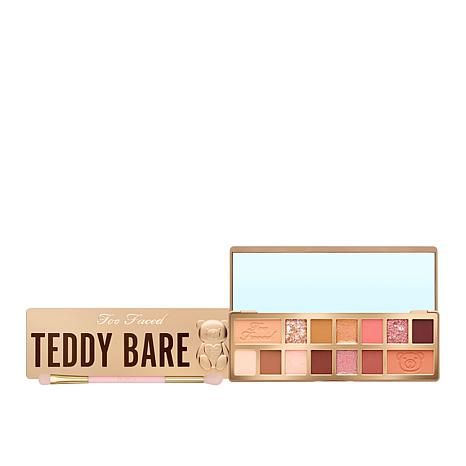 Too Faced Teddy Bare Eye Shadow Palette and Eye Shadow Brush | HSN
