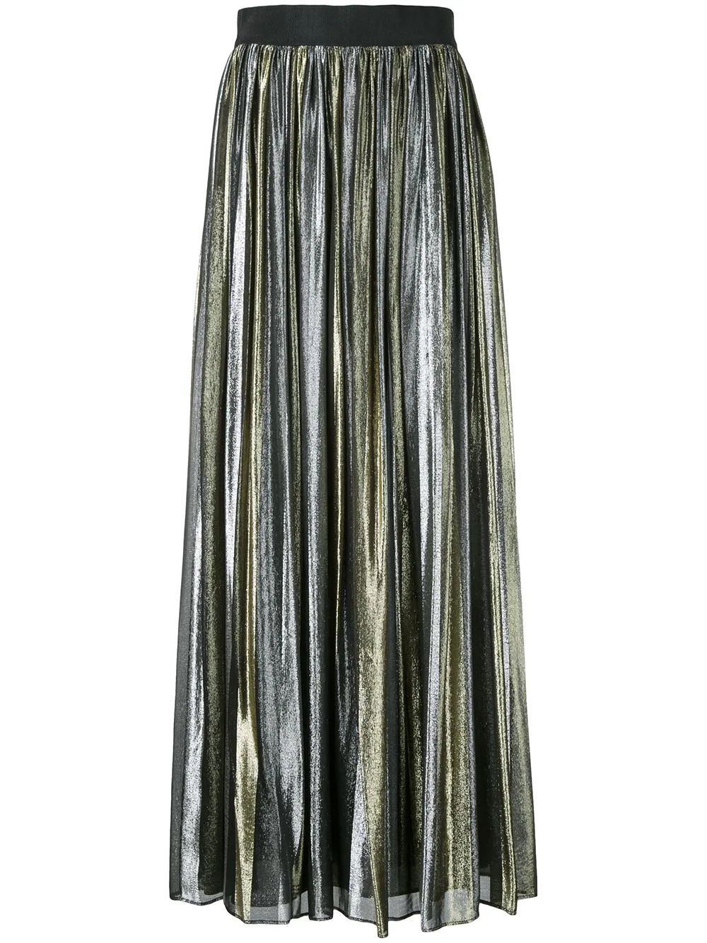 Alice+Olivia Tabetha pleated skirt - Metallic | FarFetch US