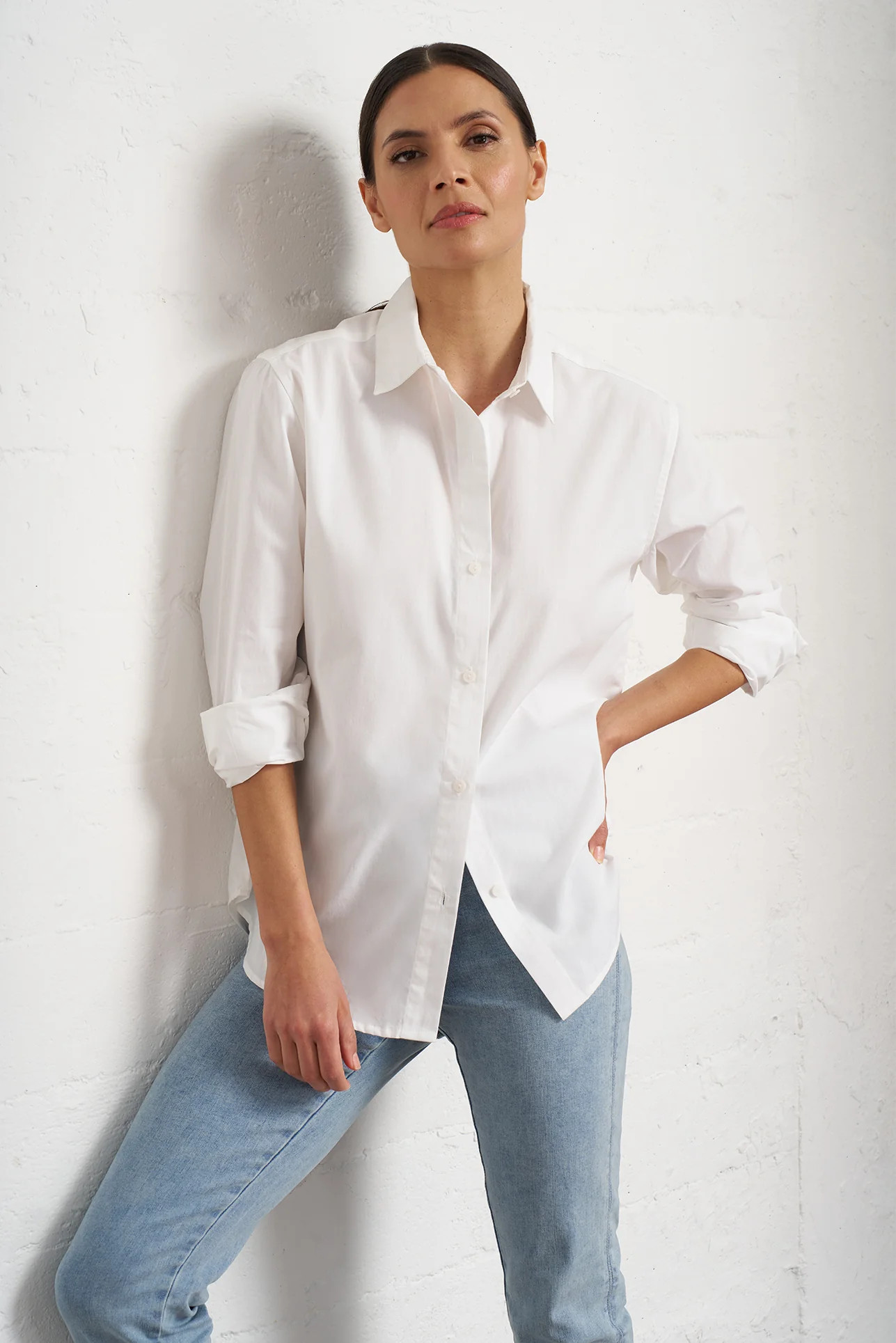 Classic Button Down Shirt for Women | Franne Golde | Franne Golde