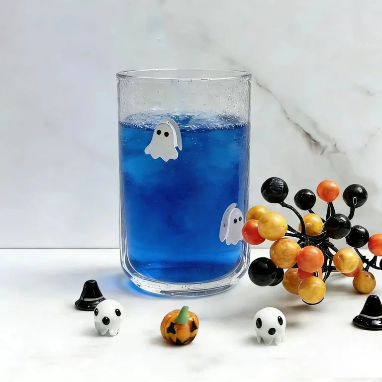 Way to Celebrate Halloween Ghost Charm Drinking Glass | Walmart (US)