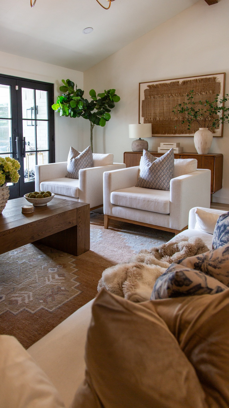 These Quince pieces have completely changed the feel of our living room!