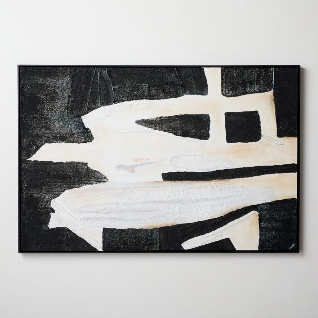 'Tribus' Framed Wall Art 72""X48 | CB2