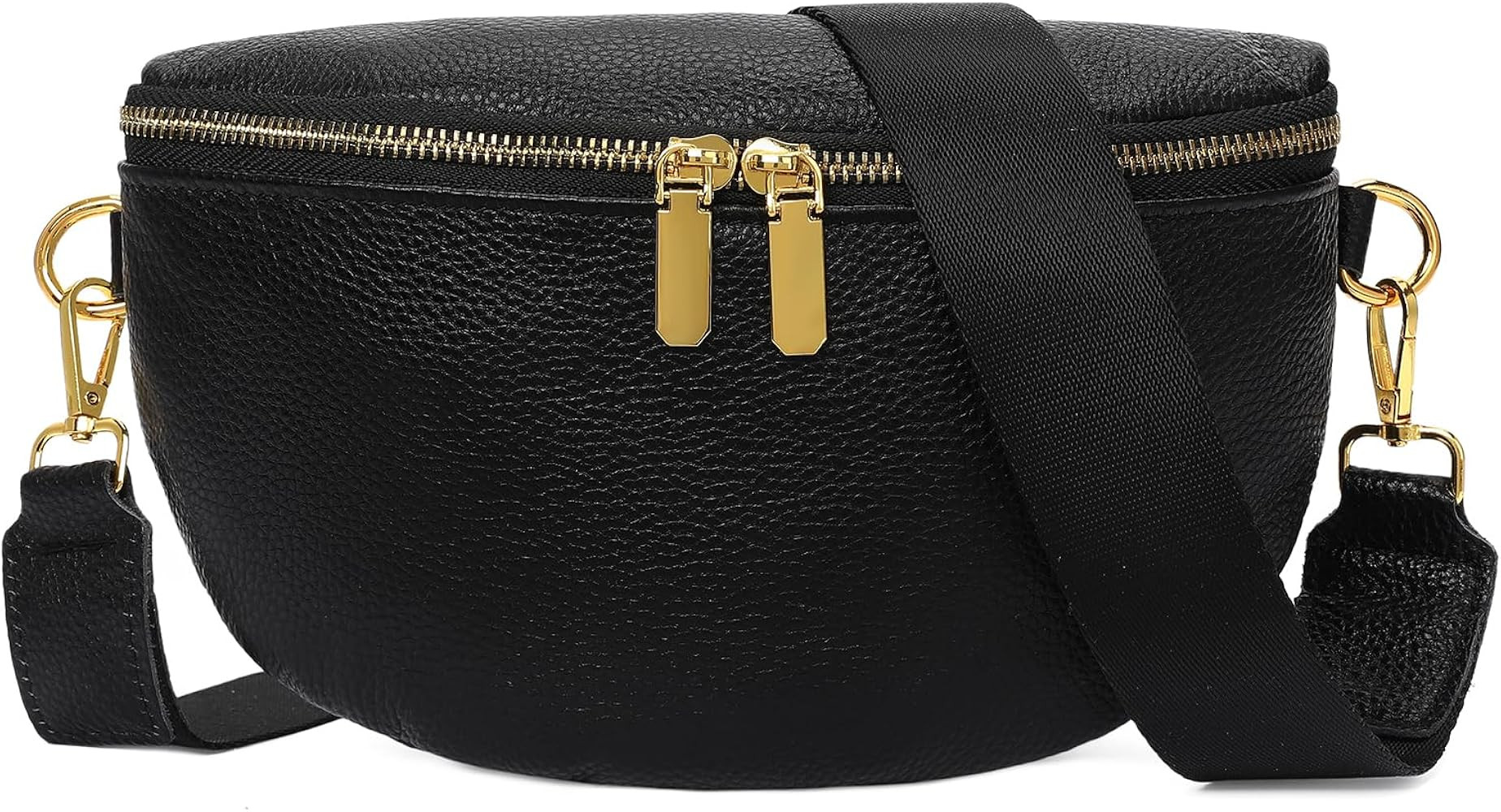 GAEKEAO Crossbody Bags for Women Fashion Sling Purse Fanny Pack Leather Belt Bum Bag Chest Should... | Amazon (US)