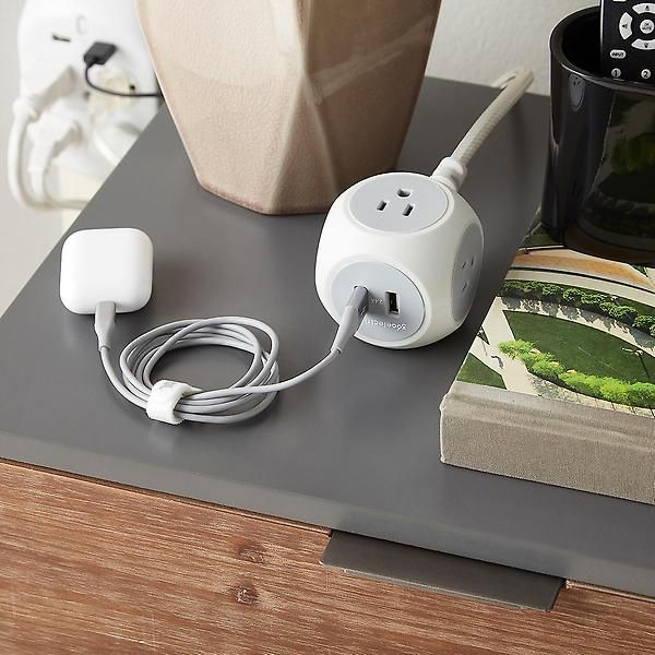 360 Habitat Cord with USB Blush | The Container Store