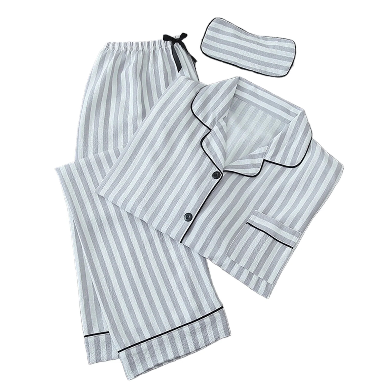 Ladies Nightwear Akafmk Women's Pajama Sets,Cotton Pajamas for Women Set,Women's Causual Homewear... | Walmart (US)