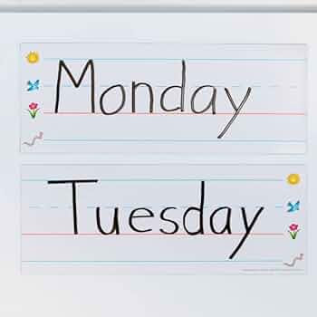 Really Good Stuff Jumbo Dry Erase Magnetic Writing 22" x 8" Each - 2 Magnetic Strips | Amazon (US)