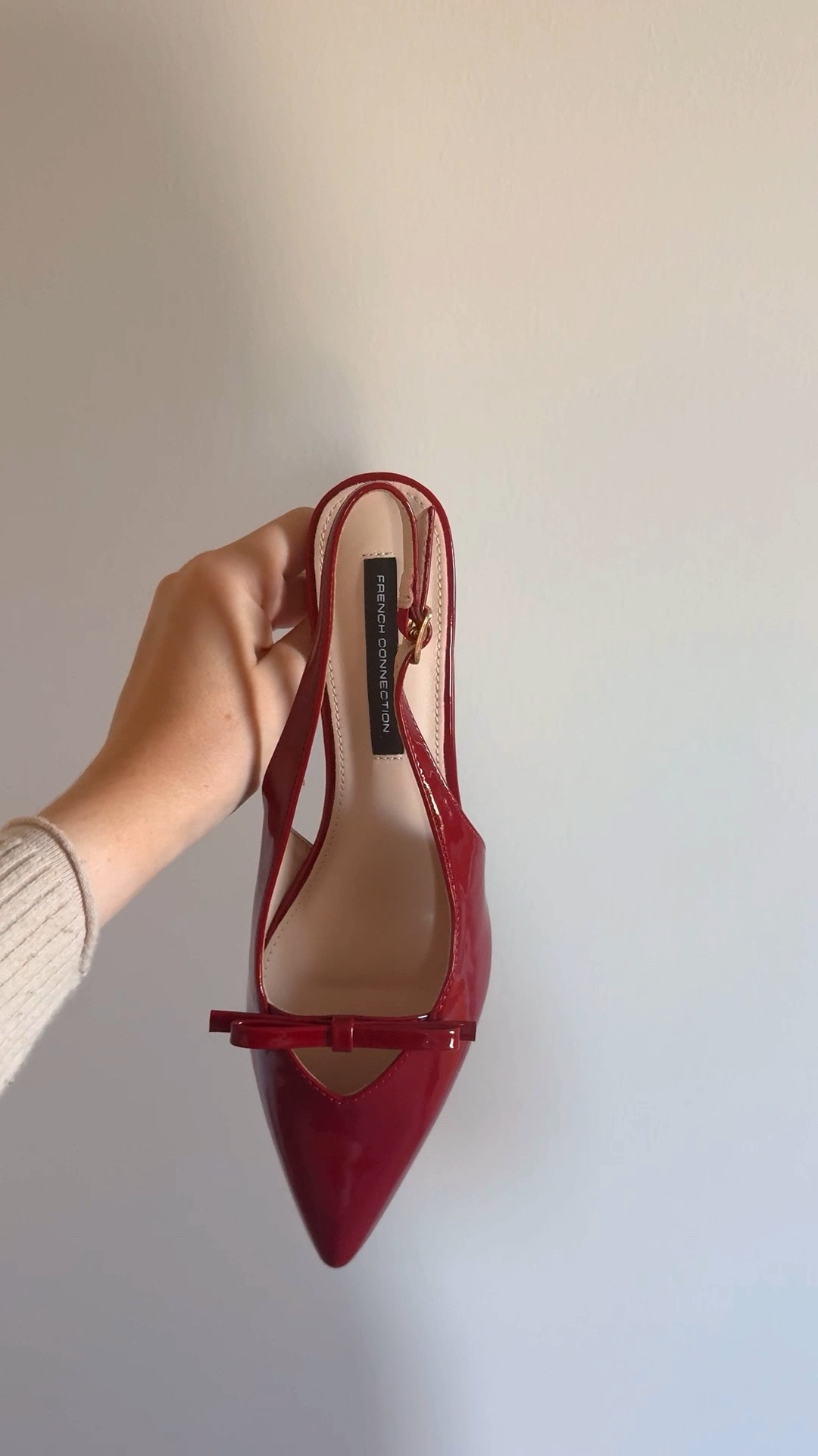 The perfect holiday heels! Love this gorgeous red kitten heel by French Connection. The little bow is so chic. It’ll be so cute with a little black dress for a holiday party! 

#LTKHoliday #LTKFindsUnder100 #LTKStyleTip