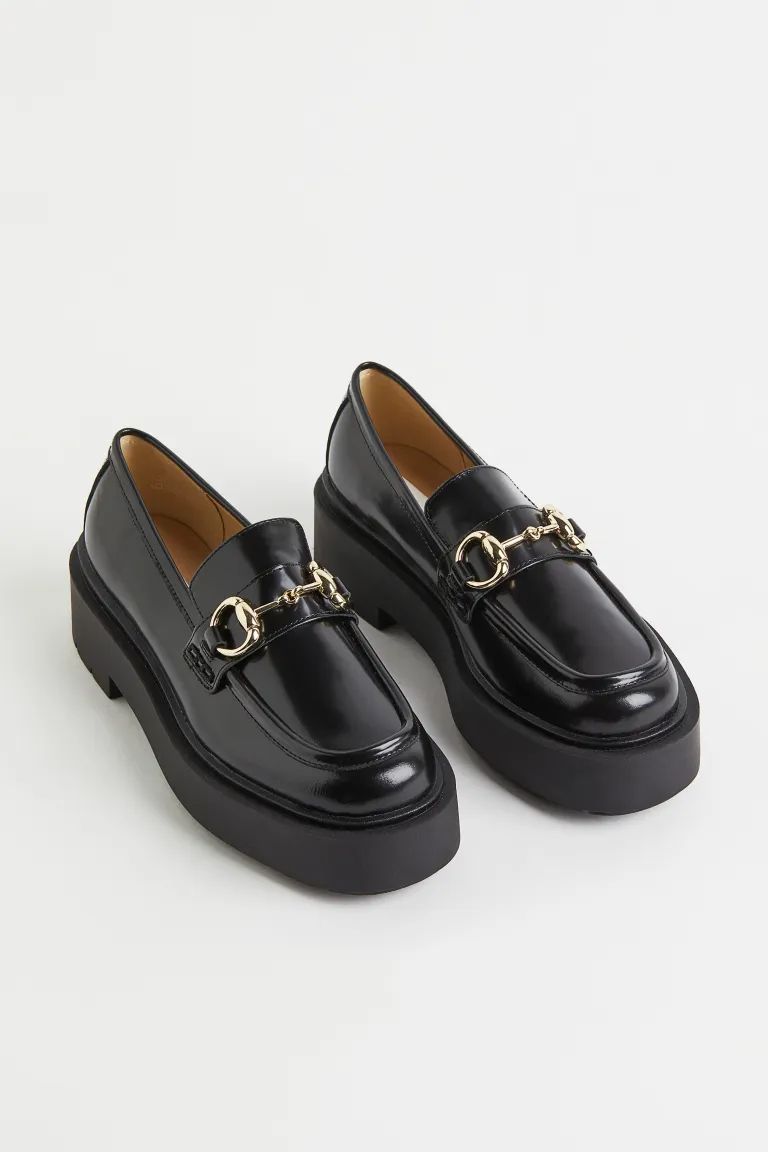 Chunky leather loafers | H&M (UK, MY, IN, SG, PH, TW, HK)
