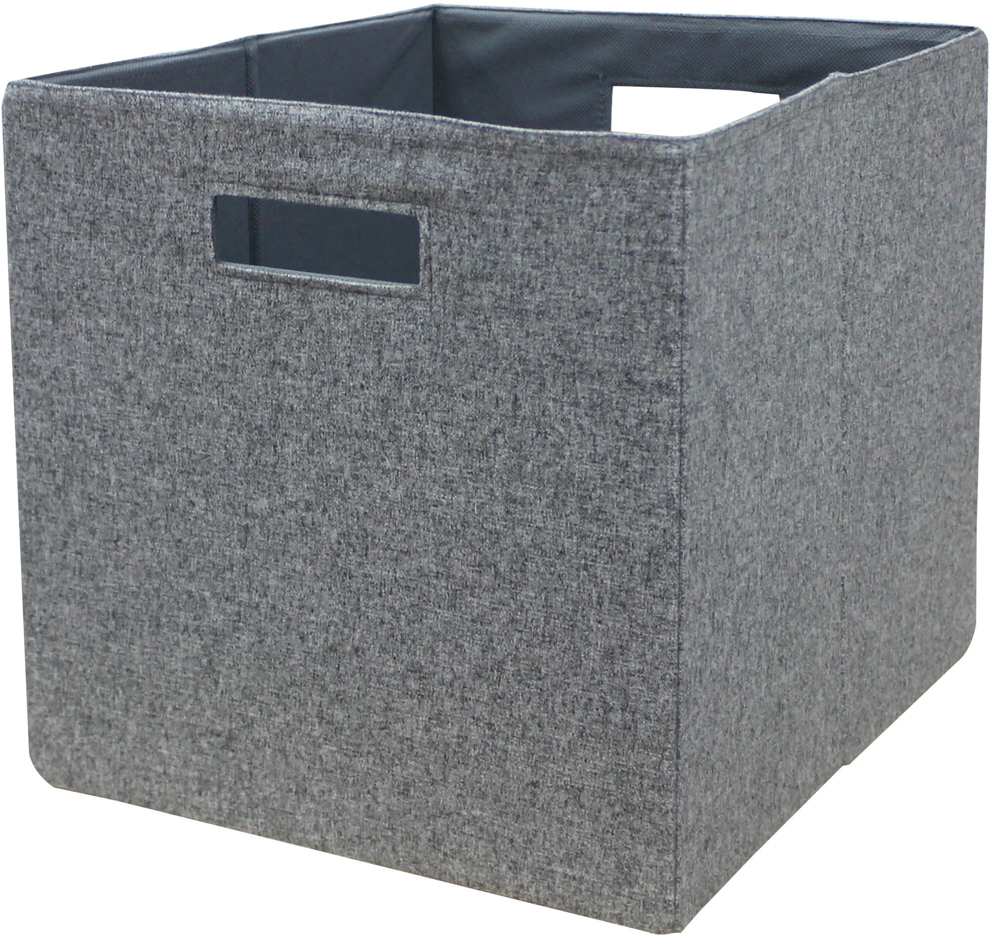 Better Homes & Gardens Collapsible Fabric Cube Storage Bin, Gray | Walmart (US)