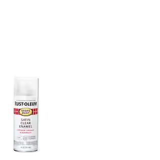 12 oz. Protective Enamel Satin Clear Spray Paint | The Home Depot