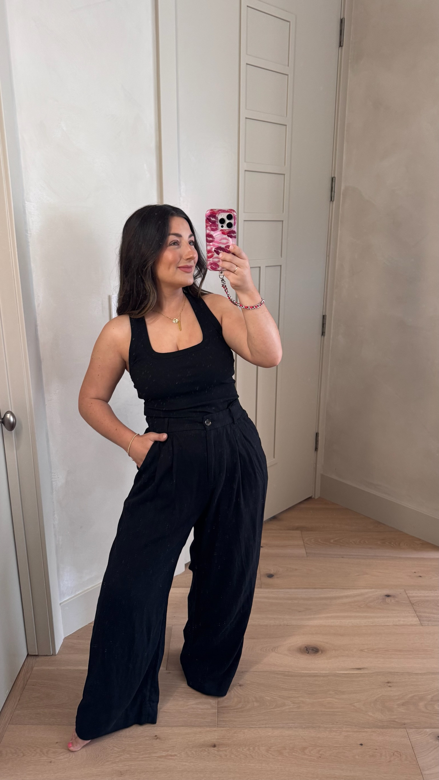 Monochromatic look! 

I’m obsessed with these tanks I’m going to be wearing these so much!! 

Cotton blend ribbed square neck tank 
Size small

Linen pants size 27 short 

5’0” 140lbs

#LTKootd #LTKPetite #LTKSaleAlert