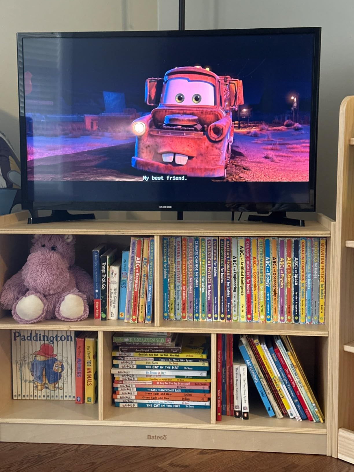 Toy Storage Organizer for Kids Room, Wooden Kids Bookshelf for Classroom, Cube Storage Organizer ... | Amazon (US)