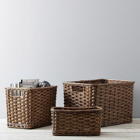 Woven Wicker Baskets | Pottery Barn Teen