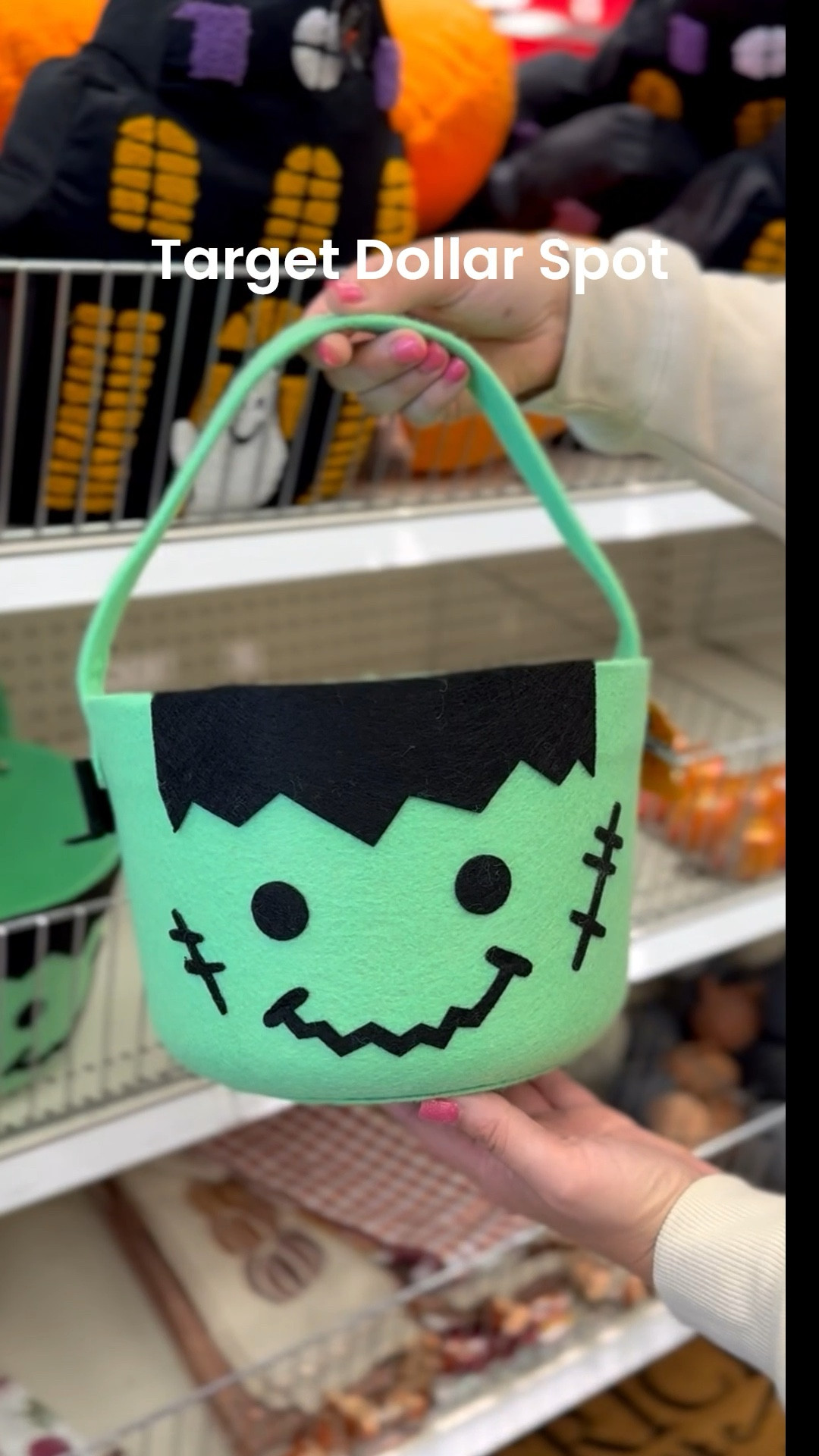 
I swear Target is hinting hard that boo buckets are a must this year. 🎃🛒

The Target Dollar Spot has so many amazing Halloween finds right now 🛒🎃 perfect for boo baskets, Halloween parties, and easy seasonal decorating. From jack-o’-lantern pumpkins to ghost dogs, Frankenstein home décor, and cute little ghost accents, they have everything to make your front door, entryway, or kitchen feel perfectly spooky. 👻🍂 

#LTKHome #LTKSeasonal #LTKHalloween