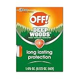 OFF! Deep Woods Mosquito and Insect Repellent Wipes, Long lasting, 12 Individually Wrapped Wipes | Amazon (US)