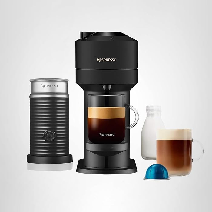 Nespresso Vertuo Next Coffee Machine by De'Longhi with Aeroccino Milk Frother, Over 30 Varieties ... | Amazon (UK)