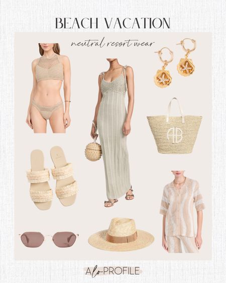 Neutral Resort Wear // Shopbop, summer trends, summer style, summer outfits, summer fashion, neutral outfits, vacation style, resort wear, vacation outfits, beach vacation outfits