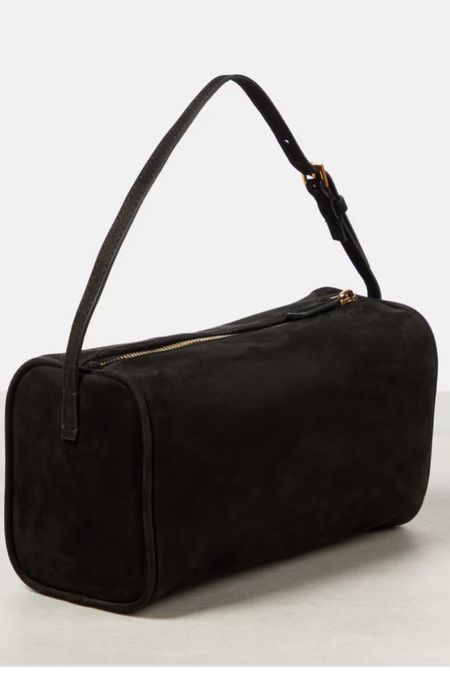 The Row 90s bag in stock in the black suede here- so pretty 

#LTKSeasonal #LTKitbag #LTKstyletip