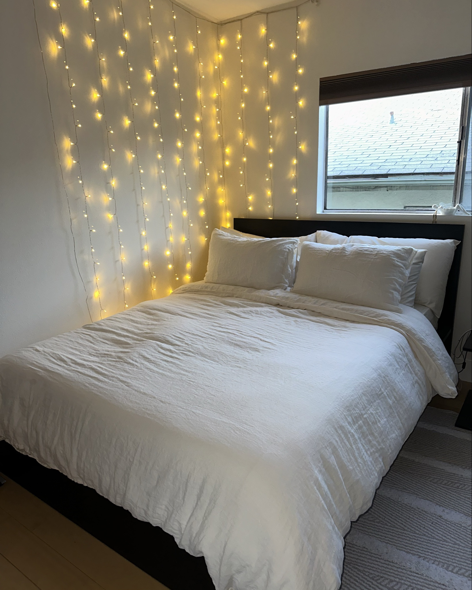 Brooklinen Washed Linen Duvet Cover Set and Amazon Twinkle Lights

#LTKhome