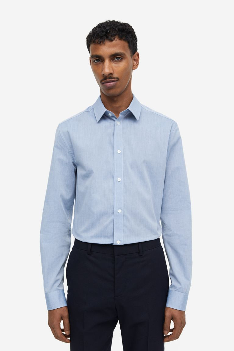 Slim Fit Easy-iron Shirt | H&M (US + CA)