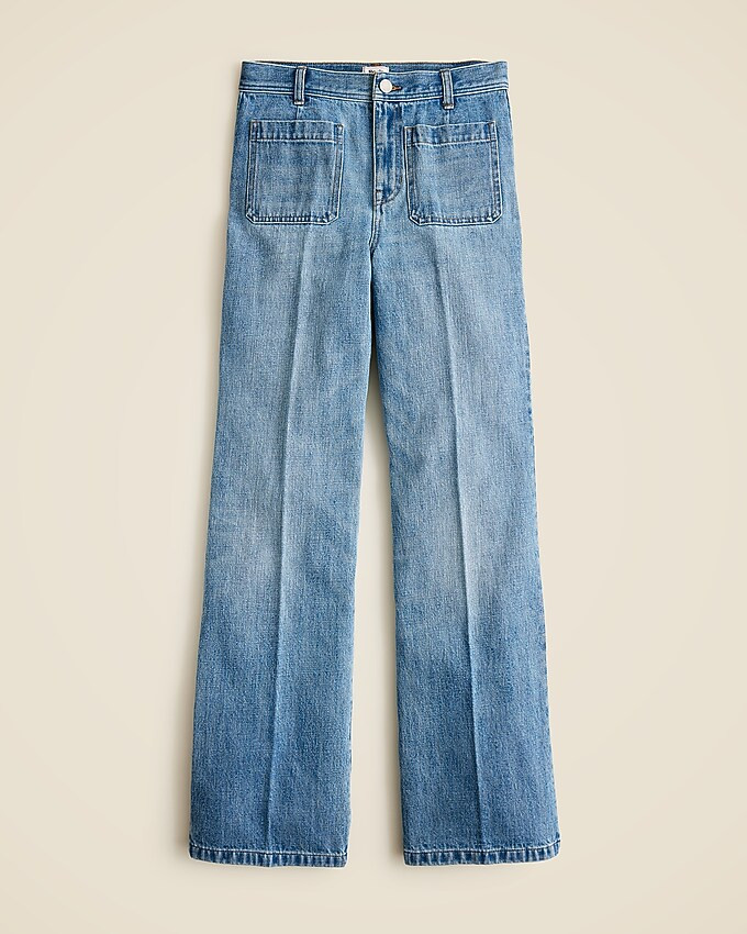 Rouje X J.Crew Marin high-rise flare jean | J. Crew US