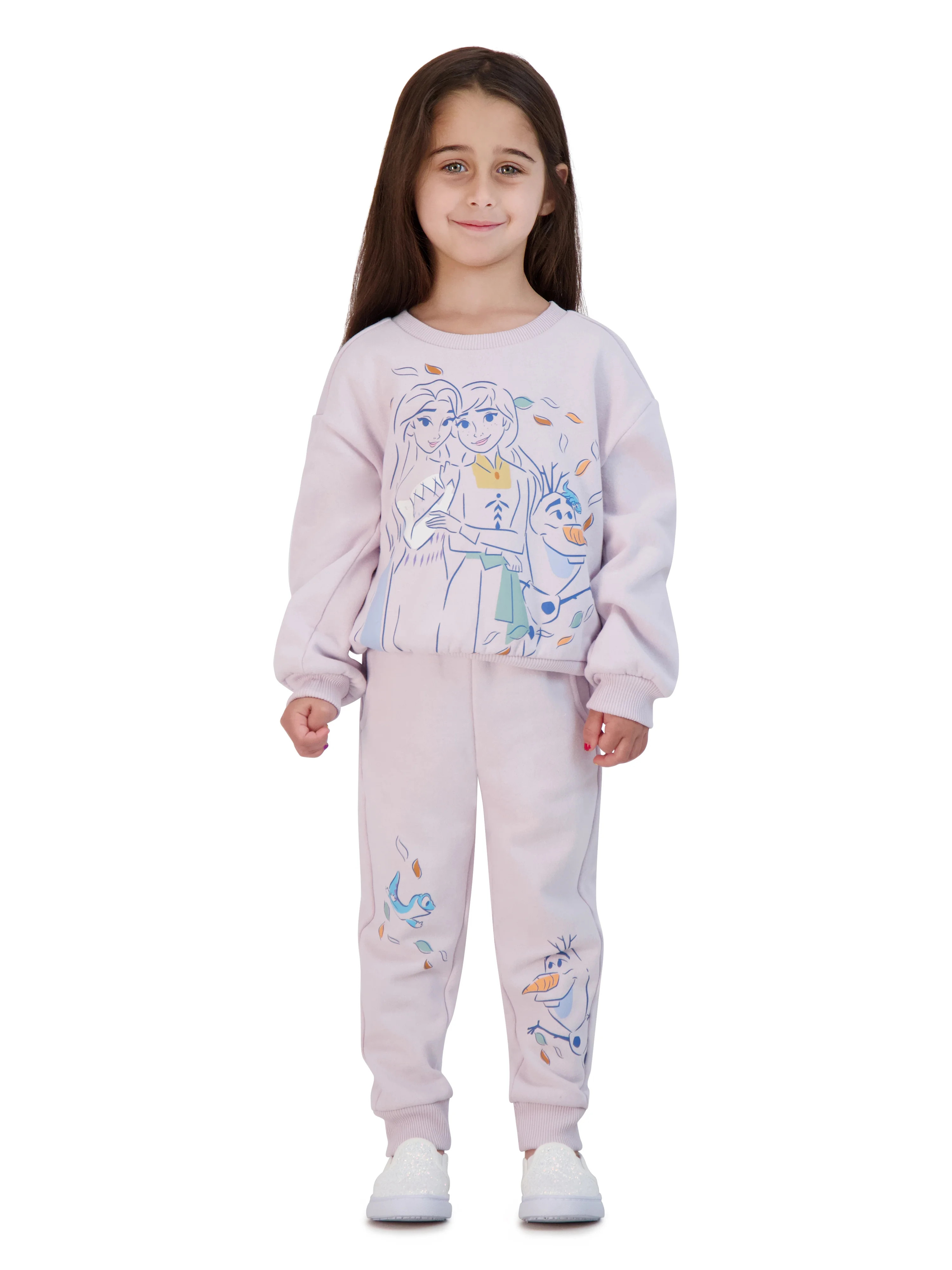 Frozen Toddler Girls Jogger Set, Sizes 18 Months-5T | Walmart (US)