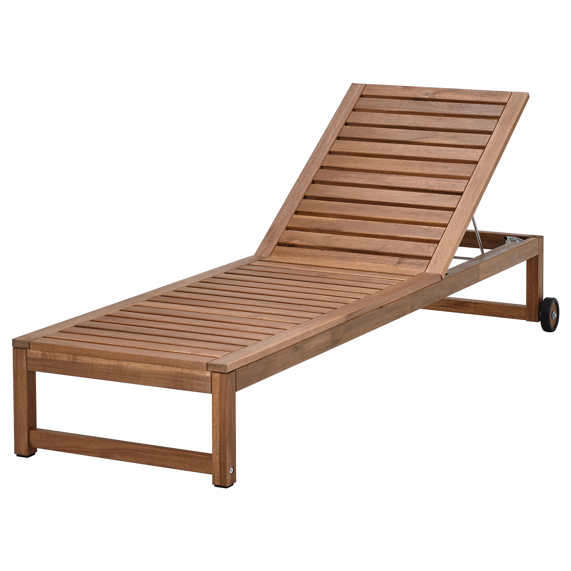 NÄMMARÖ chaise, outdoor light brown stained  - IKEA | IKEA US