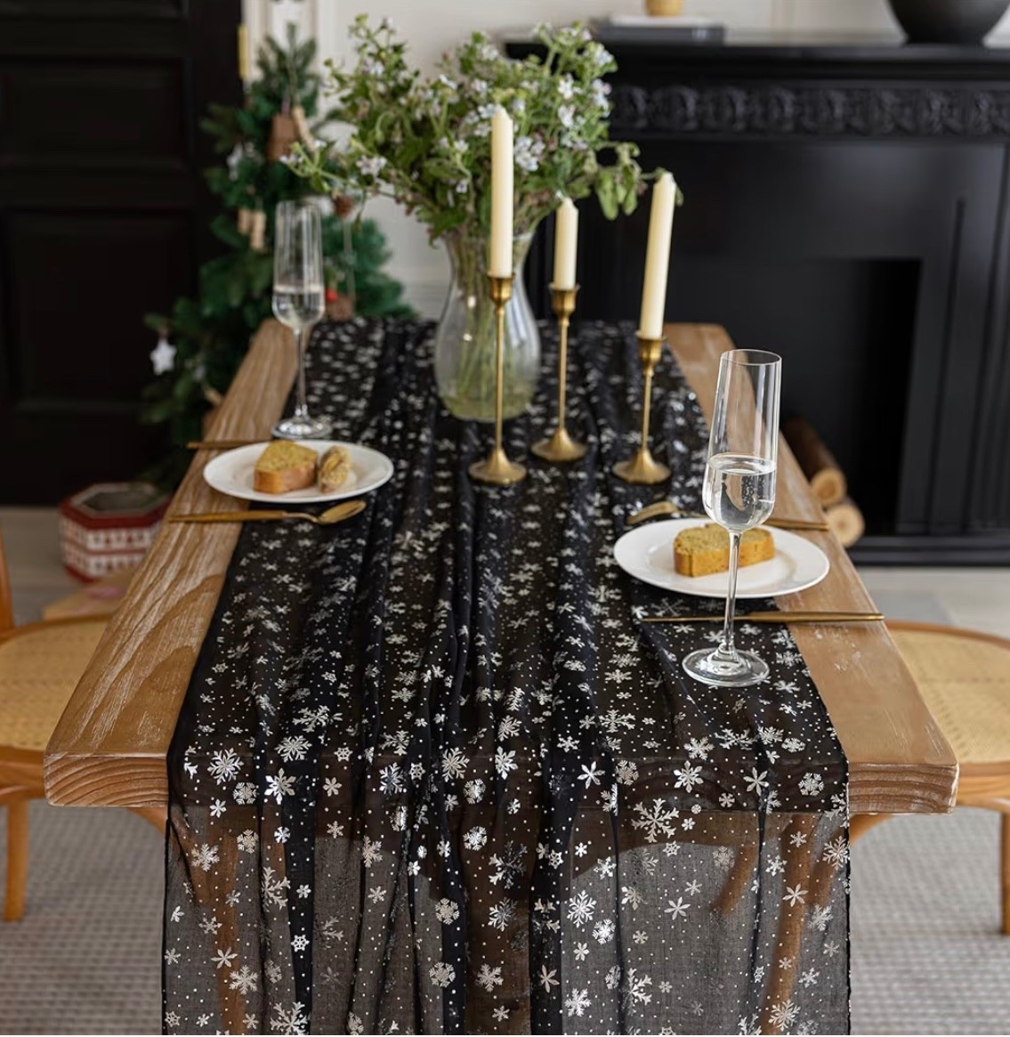 Black elegant Christmas 🎄🖤✨❄️

#LTKHome #LTKHoliday #LTKSeasonal