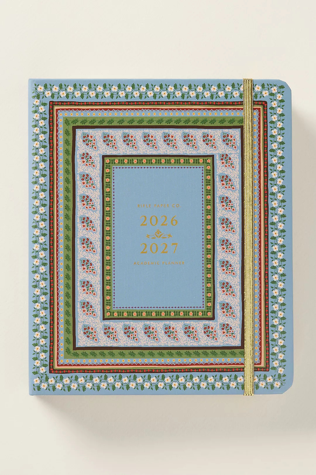 Paisley 17-Month Hardcover Spiral Planner | Anthropologie (US)