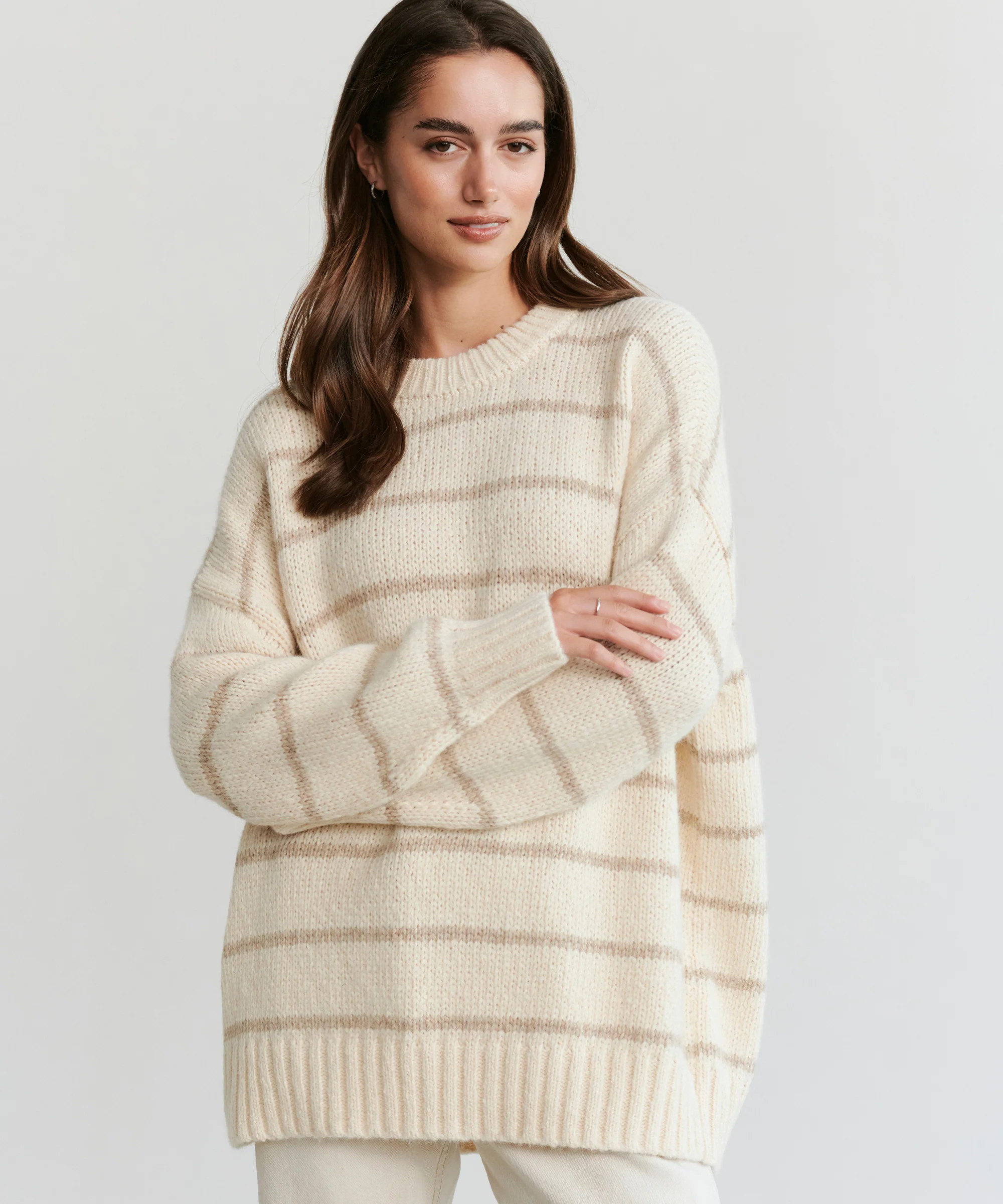 Alpaca Cocoon Crewneck | Jenni Kayne