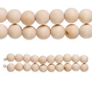 Natural Wooden Round Beads, 15mm by Bead Landing™ | Michaels Stores