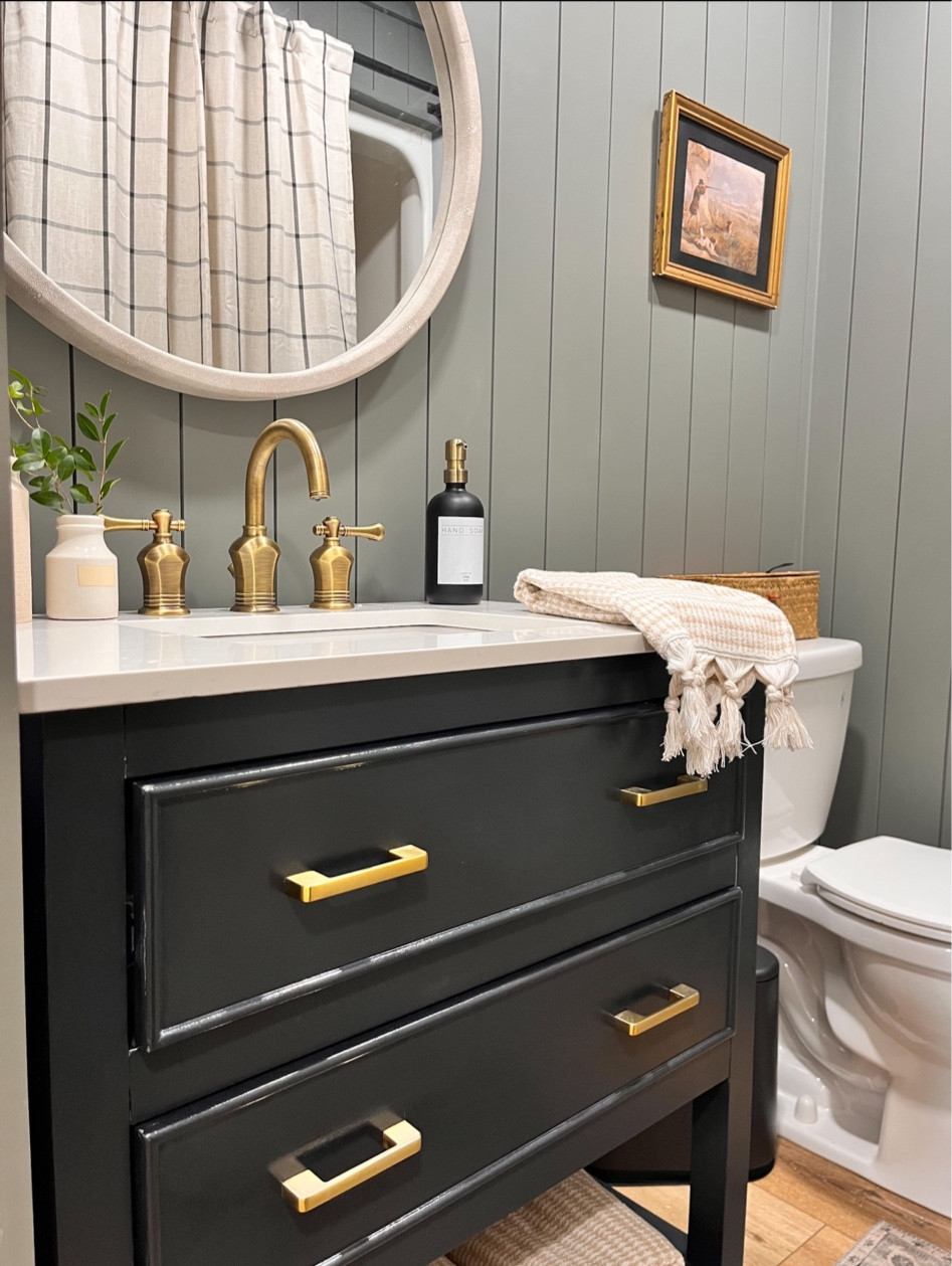 My teen son’s bathroom decor! 

#LTKhome #LTKfamily #LTKstyletip