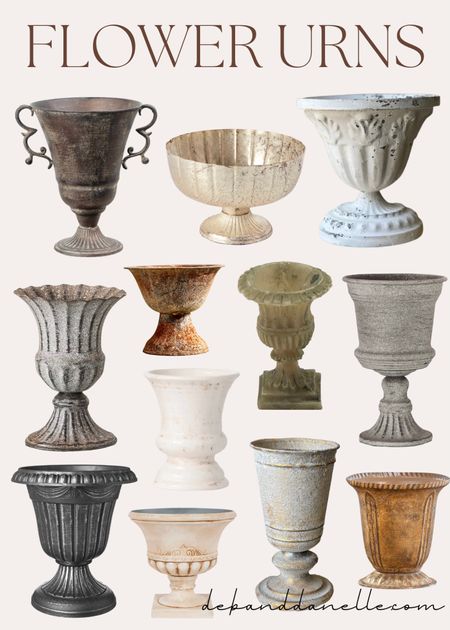 Flower urns 

Spring, flower, urns, seasonal decor, summer, outdoor, flower pot, Deb and Danelle 

#LTKunder50 #LTKunder100 #LTKhome
