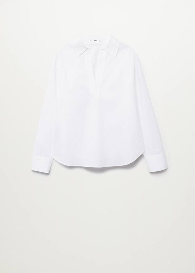 100% cotton blouse | MANGO (UK)