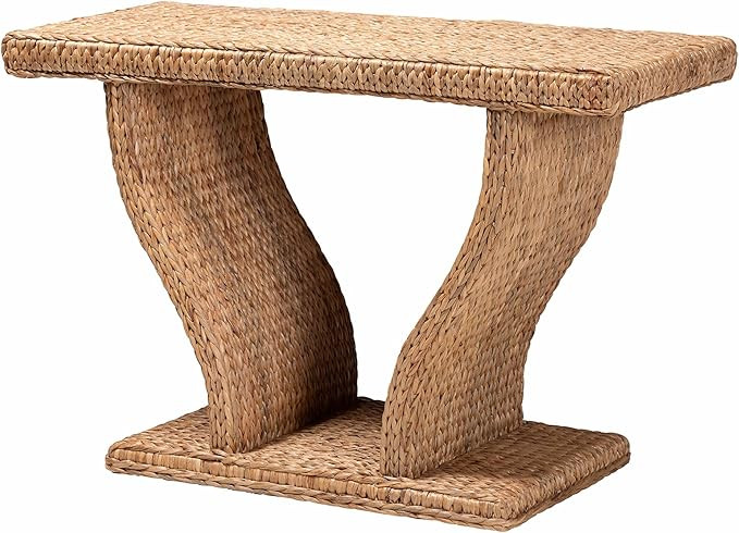Bali & pari Alyssa Seagrass Console Table - Handwoven Display Table with Sculptural Frame for Ent... | Amazon (US)