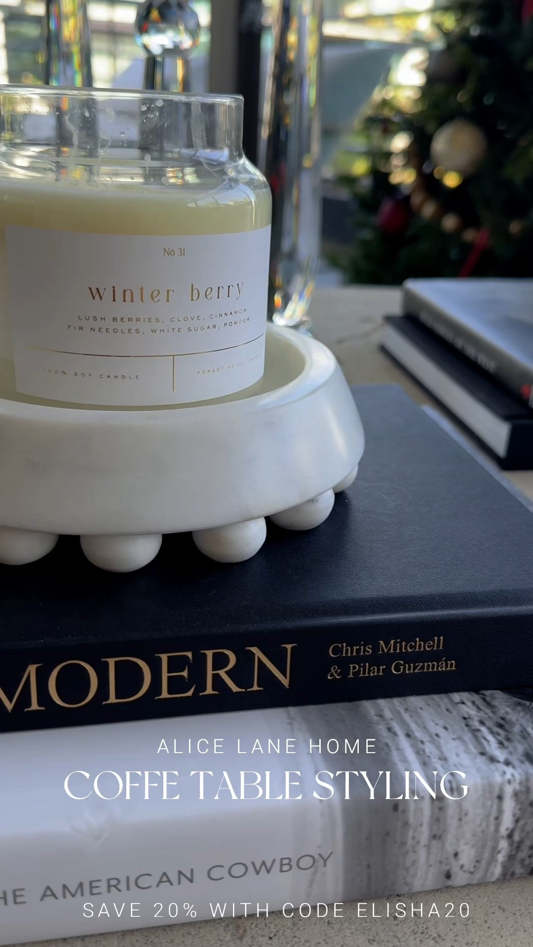 Coffee table styling with Alice Lane🎄♥️ use my code Elisha20 to save

#LTKHome