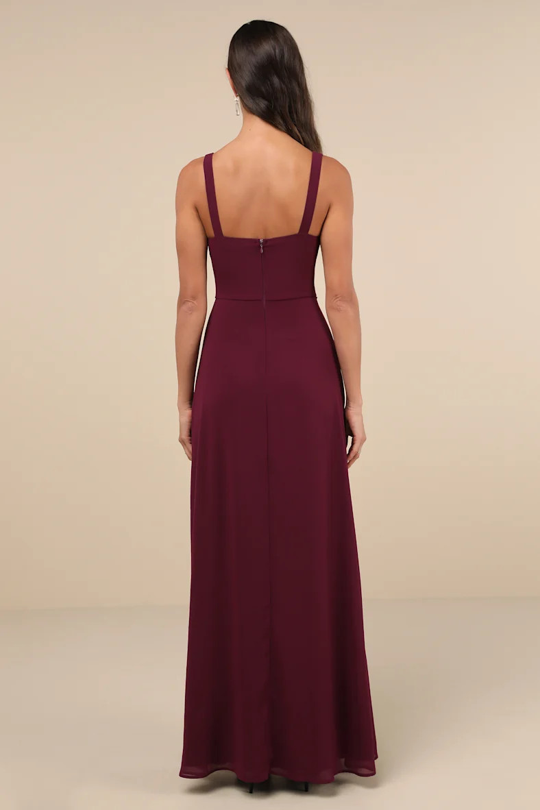 Remarkable Arrival Plum Purple Sleeveless Maxi Dress | Lulus