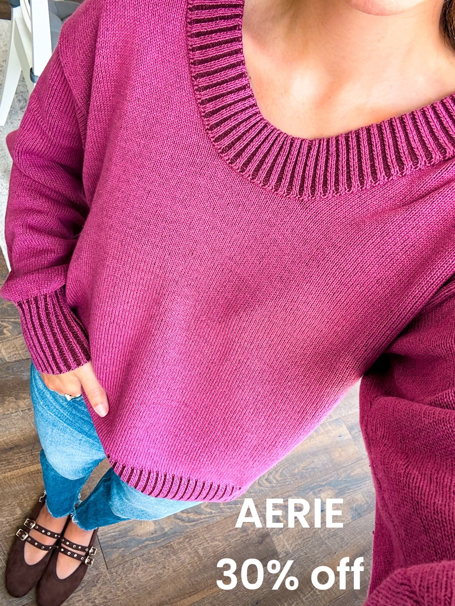 @Aerie 30% off this top

#LTKootd #LTKgrwm #LTKmomlife