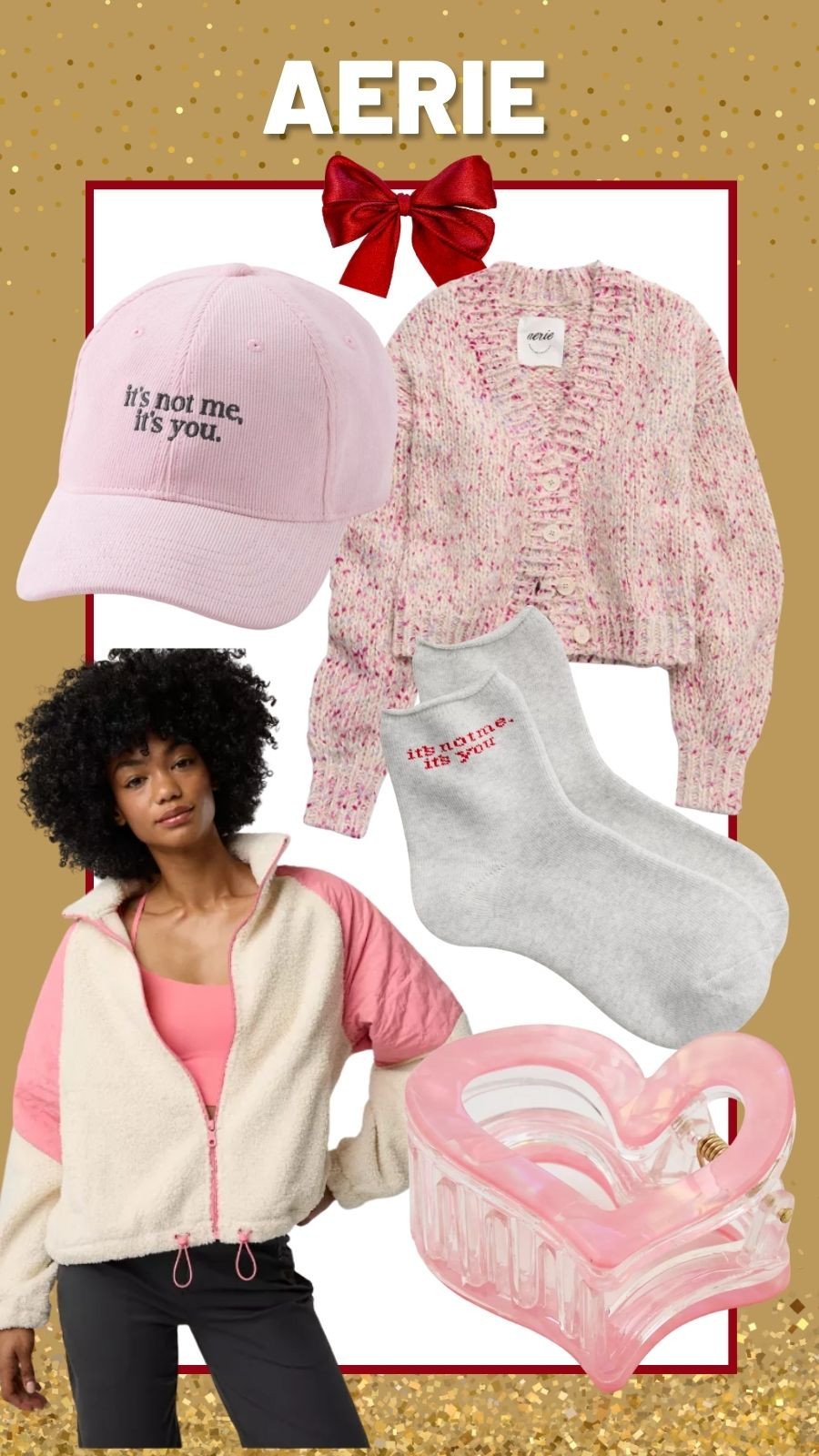 Aerie new arrivals

jumbo heart clip, confetti cardigan, fluff love full zip jacket  

 #LTKootd #LTKFindsUnder100