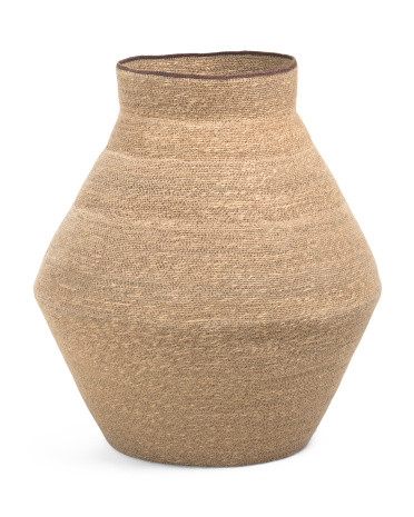 27.5x23 X-large Natural Seagrass Basket | TJ Maxx