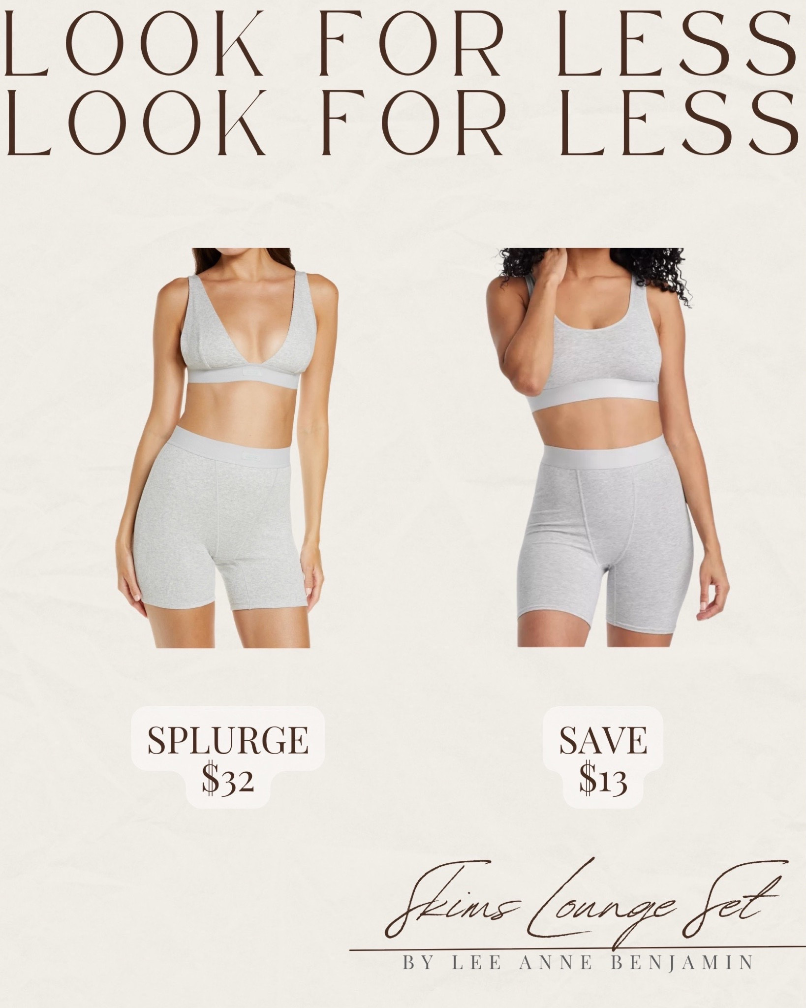 Skims lounge set look for less from Target! 

Lee Anne Benjamin 🤍

#LTKfit #LTKunder50 #LTKFind