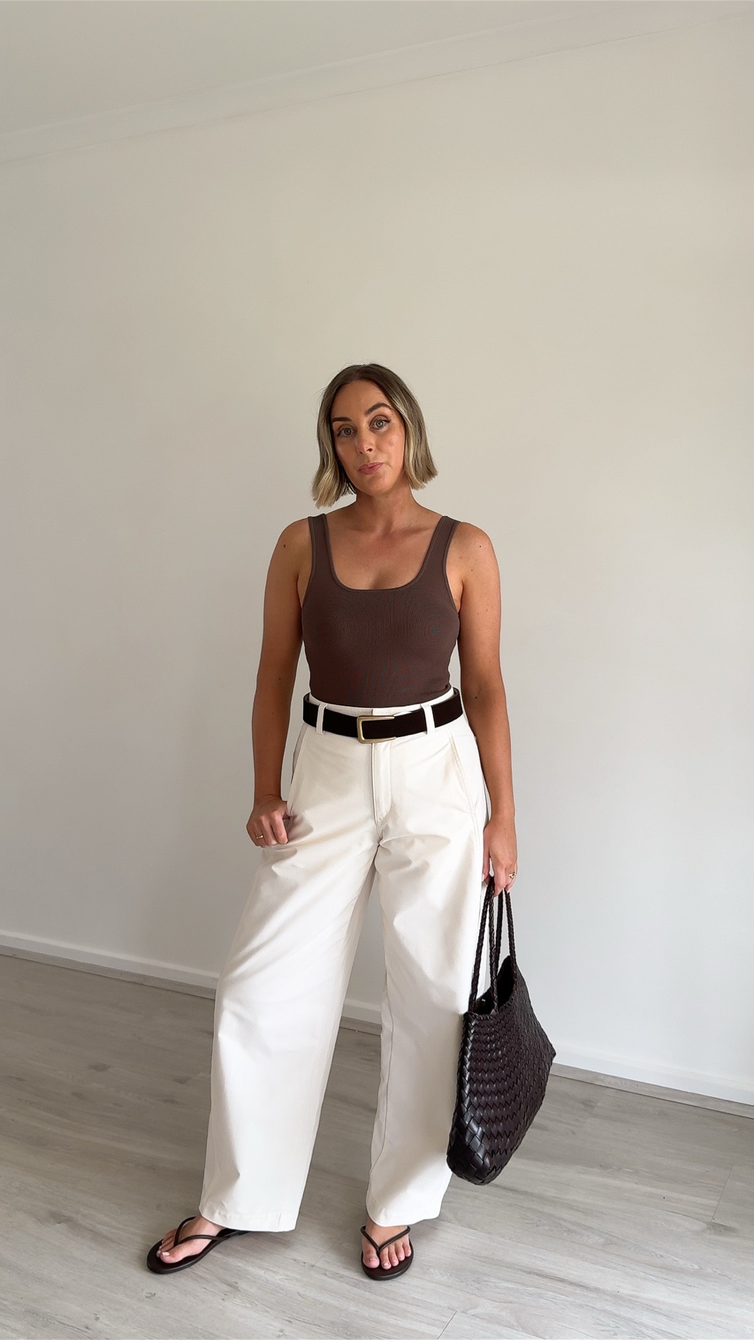 Wearing -
Bodysuit from Henne
Bag from Dragon Diffusion
Belt from Country Road
Barrel leg pants by Uniqlo
Sandals by Billini#LTKspring 

#LTKstyletip #LTKaustralia