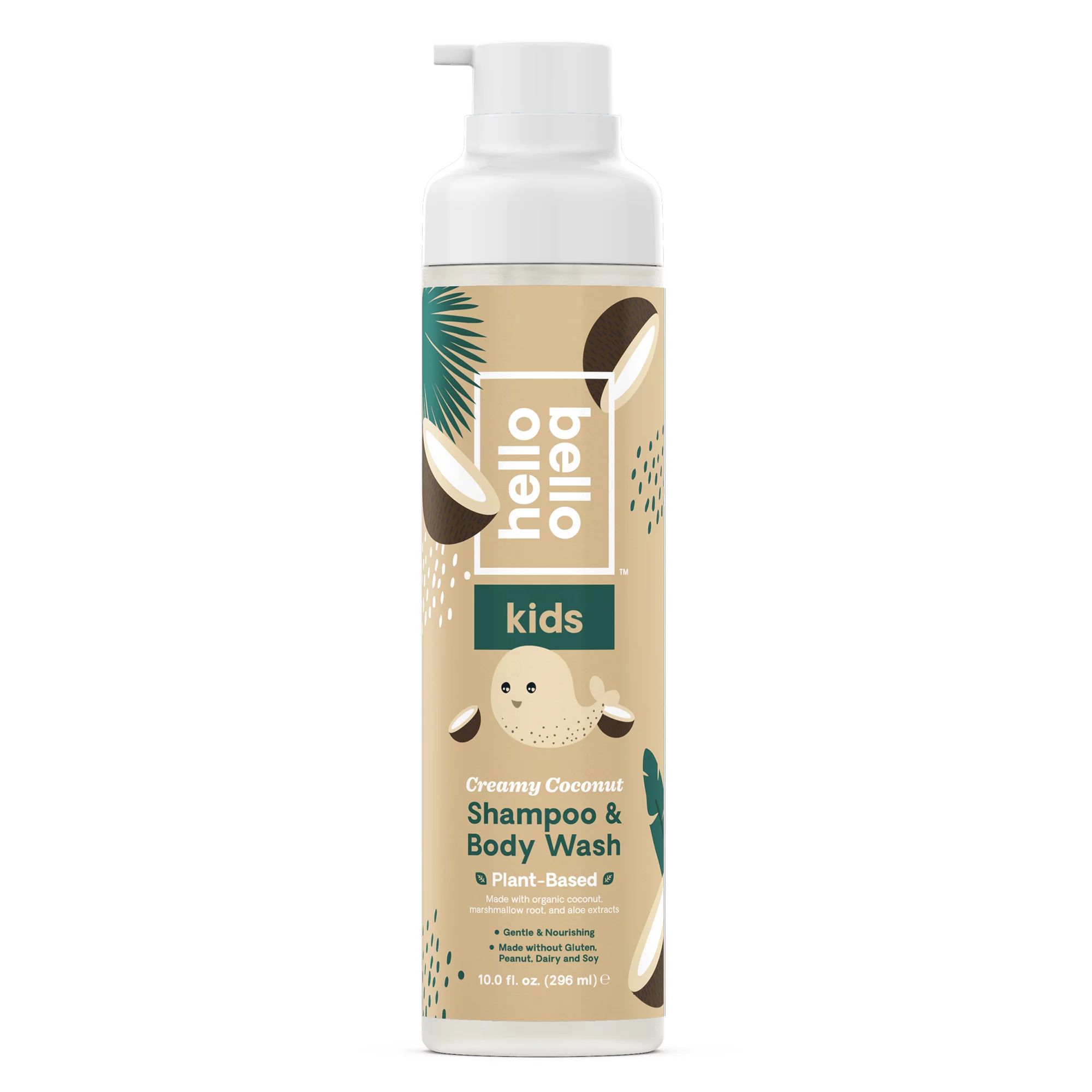 Hello Bello Kids Shampoo & Body Wash, Coconut, 10 oz | Walmart (US)