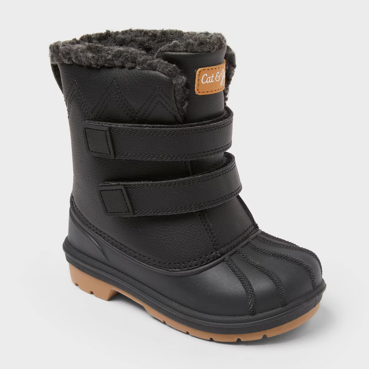 Toddler Denver Winter Boots - Cat & Jack™ Black 9T | Target