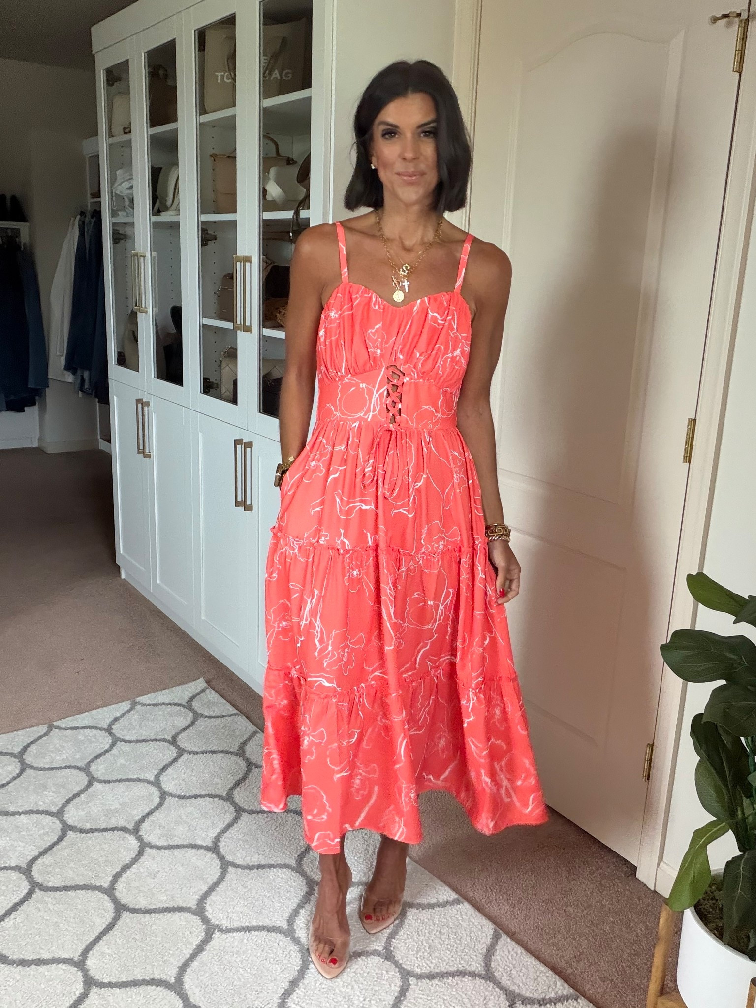 I’m 5’5 and in size small

#LTKdayinmylife #LTKSeasonal #LTKootd