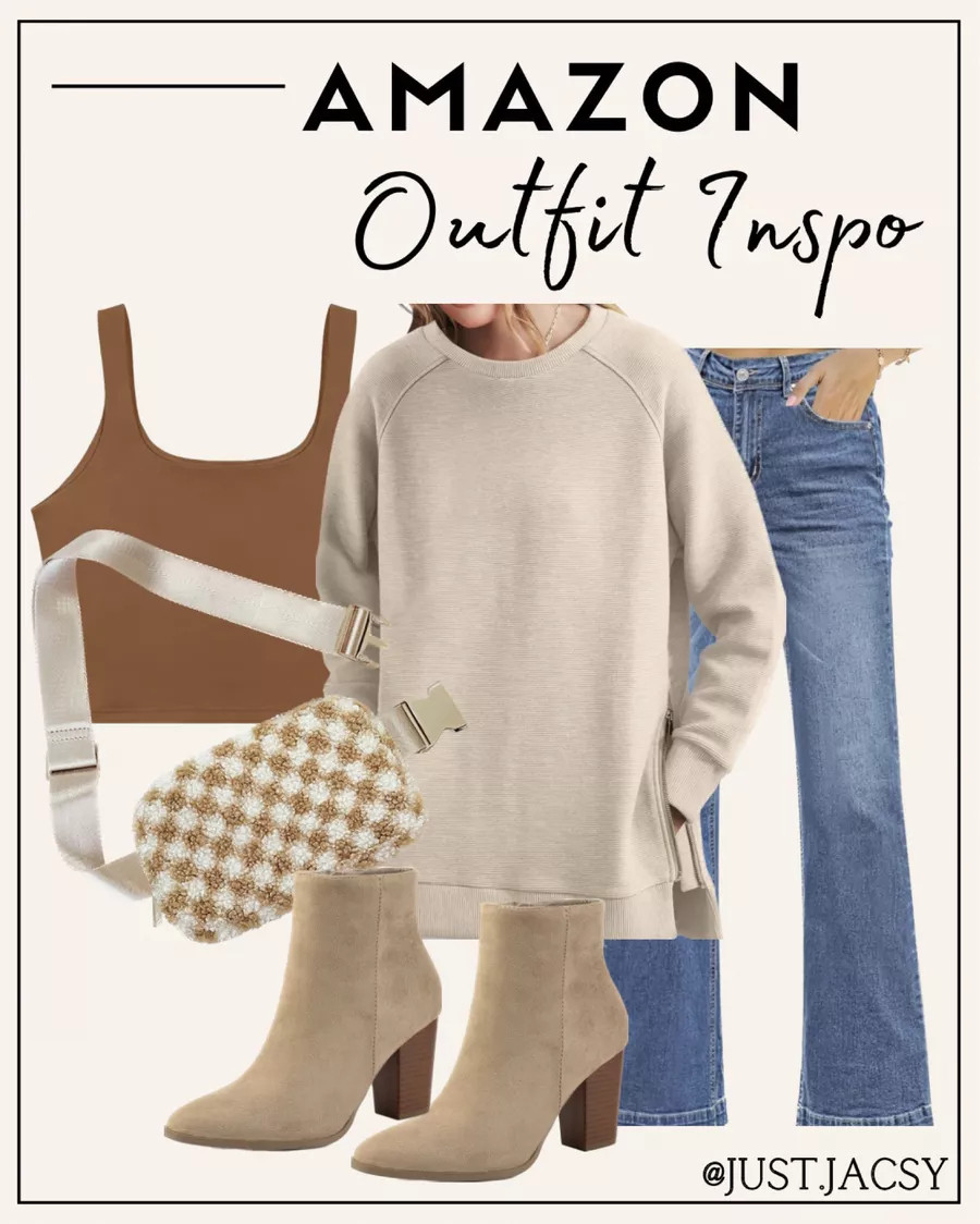 Neutral style// fall outfit// jeans // sweater // amazon fashion// found it on amazon

 

 #LTKHoliday #LTKgrwm #LTKootd